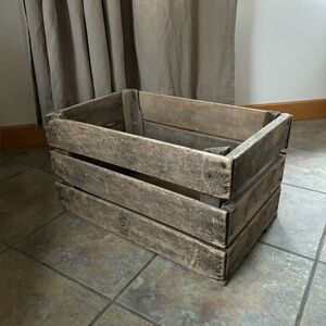 Antique Primitive Wooden Crate